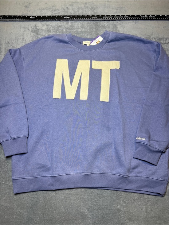 State of Mind Tops - State of Mind Lavender Crewneck Sweater with Cream 'MT' Patch
